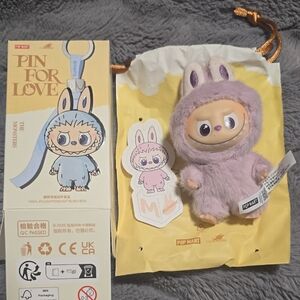 Pop Mart Labubu Pin4luv Purple M!!!